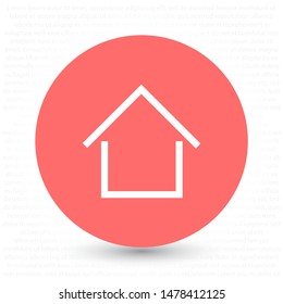 Home Vector icon . Lorem Ipsum Illustration design