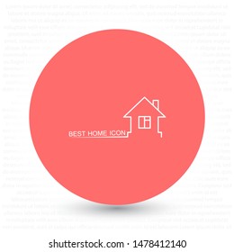 Home Vector icon . Lorem Ipsum Illustration design