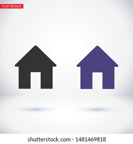 Home Vector icon . Lorem Ipsum Illustration design