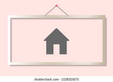 Home Vector icon . Lorem Ipsum Illustration design