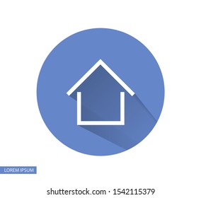 Home Vector icon . Lorem Ipsum Illustration design