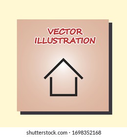 Home Vector icon . Lorem Ipsum Illustration design