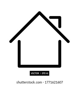Icono de vector del hogar símbolo moderno y plano simple para sitio web, móvil, logotipo, aplicación, interfaz de usuario