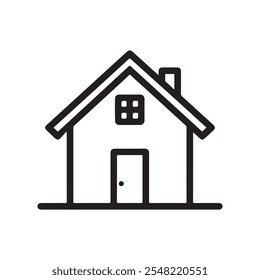 Home vector icon. Home page icon. Simple house symbols. Building icon. Vector illustration.