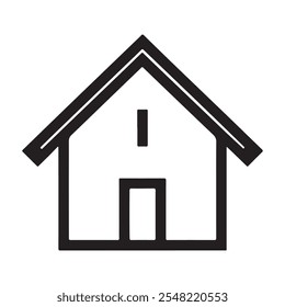 Home vector icon. Home page icon. Simple house symbols. Building icon. Vector illustration.