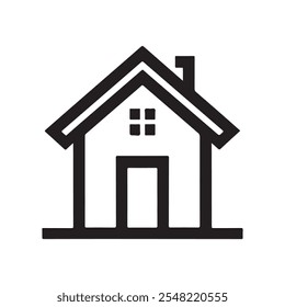 Home vector icon. Home page icon. Simple house symbols. Building icon. Vector illustration.