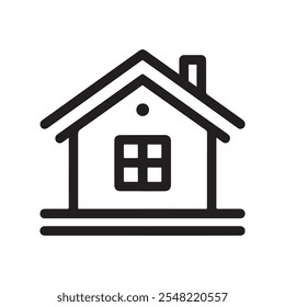 Home vector icon. Home page icon. Simple house symbols. Building icon. Vector illustration.