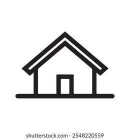 Home vector icon. Home page icon. Simple house symbols. Building icon. Vector illustration.