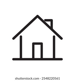 Home vector icon. Home page icon. Simple house symbols. Building icon. Vector illustration.