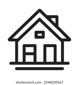 Home vector icon. Home page icon. Simple house symbols. Building icon. Vector illustration.