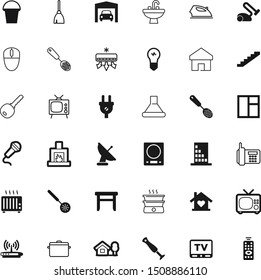 home vector icon set such as: antique, city, mixer, clothing, warehouse, wide, window, condition, scrolling, refresh, safety, classic, system, roof, fire, nobody, double, janitor, range, apartment