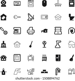home vector icon set such as: drink, worker, wear, access, material, heart, creative, red, sink, eat, bidet, pump, architect, curve, blower, materials, property, clothing, connection, wireless