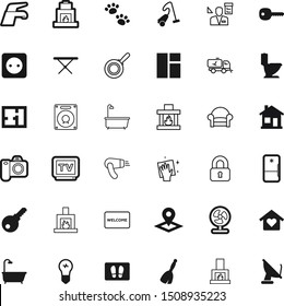 home vector icon set such as: usa, blow, wind, mixer, pin, front, red, traditional, foot, search, propeller, capture, screen, plug, paper, street, flash, broomstick, polish, bidet, bass, protection
