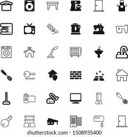 home vector icon set such as: teapot, contemporary, wood, summer, slum, connection, garment, sanitary, exterior, craft, hub, soap, women, conceptual, stereo, protective, dirt, musical, stone, thermal