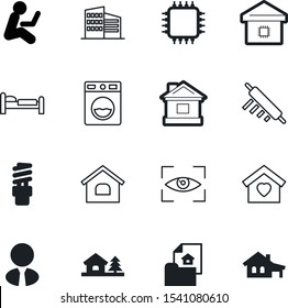 home vector icon set such as: scan, organic, office, bright, authentication, homepage, travel, bed, vintage, circle, state, company, love, pattern, heart, nobody, rolling, relax, lamp, hardware, sale