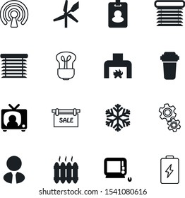 home vector icon set such as: gear, flame, free, renewable, mechanical, snowflake, plastic, warm, abstract, transportation, idea, fireplaces, website, protection, interior, fire, room, container