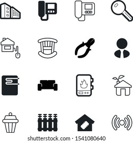 home vector icon set such as: power, ecological, conservation, tech, side, apartment, remote, circuit, newborn, city, interior, seat, key, digital, friendly, property, comfortable, airport, night