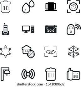 home vector icon set such as: snowflake, shop, entrance, western, sketch, spot, snow, frozen, area, cargo, protection, oil, environment, doors, digital, light, pc, lamp, template, sheriff, sold