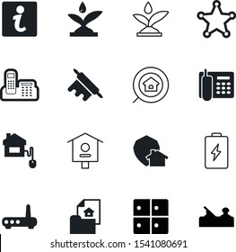 home vector icon set such as: shield, defense, control, signature, structure, privacy, glyph, guard, antenna, vintage, document, auto, exterior, kitchen, cooking, food, lease, sale, roller