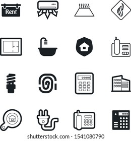 home vector icon set such as: cloud, finder, control, cooler, multimedia, plan, factory, cold, set, fingerprint, air, protection, architectural, guard, paper, protect, scan, creative, architect