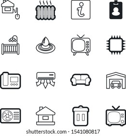 home vector icon set such as: id, delete, living, click, abstract, antique, helpdesk, open, water, switch, digital, computer, couch, aqua, art, comfort, blue, crib, seat, microchip, recycling