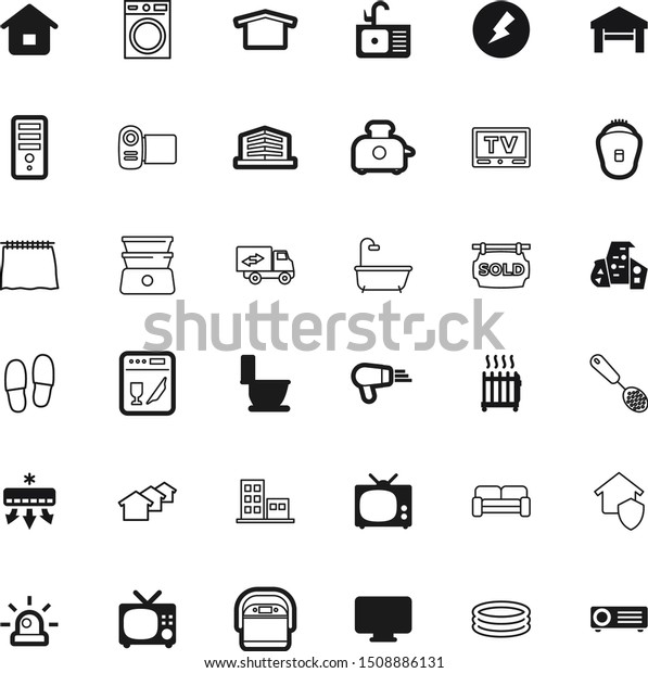 home vector icon set such as: logistic,\
yellow, three, refresh, washer, epilators, elegance, tap, footwear,\
collection, glowing, grunge, dress, drawing, relocation, vacation,\
clothing, information