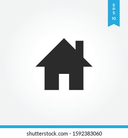 Home vector icon, simple sign for web site and mobile app.