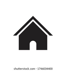 Startseite Vektor Symbol, einfaches Zeichen für Website und mobile App.