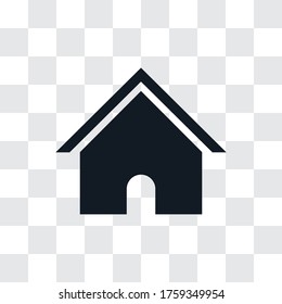 Icono del vector del hogar, signo sencillo para el sitio web y aplicación móvil.
