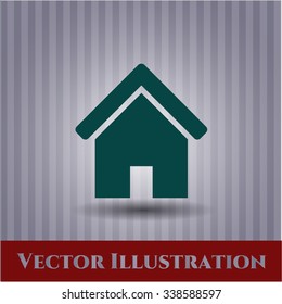 Icono o símbolo del vector del hogar