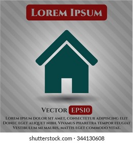 Home vector icon or symbol