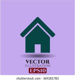 Home vector icon or symbol