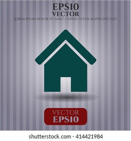 Icono o símbolo del vector del hogar