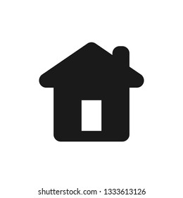 Home vector icon for web and mobile ui design 