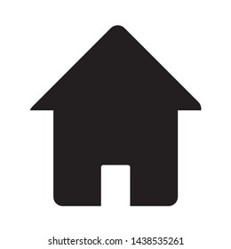 Home vector icon for web, mobile applications and print media. House simple icon
