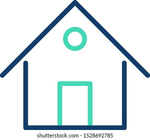 Home Vector Icon With White Background
