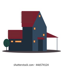 Home. Vector illustration.