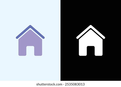 Home vector illustration, House silhouette, house vector.