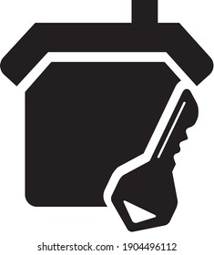 home Vector illustration isolated on a white background.