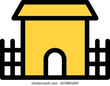 ilustración del vector del hogar aislada en un fondo transparente. iconos vectoriales de color para el concepto o los gráficos web.