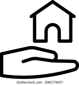 ilustración del vector del hogar aislada en un fondo transparente. iconos vectoriales de color para el concepto o los gráficos web.