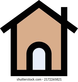 Home Vector illustration on a transparent background.Premium quality symmbols.Stroke vector icon for concept and graphic design.