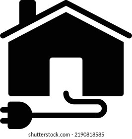 Startseite Vektorgrafik auf transparentem Hintergrund. Hochwertige Symbole. Glyphen Vektorsymbole für Konzept und Grafikdesign.
