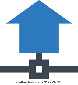 home Vector illustration on a transparent background.Premium quality symbols.Glyphs vector icon for concept and graphic design.