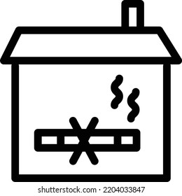 Home Vector illustration on a transparent background. Premium quality symmbols. Thin line vector icons for concept and graphic design.