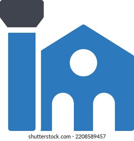 home Vector illustration on a transparent background. Premium quality symmbols. Glyphs vector icons for concept and graphic design. 

