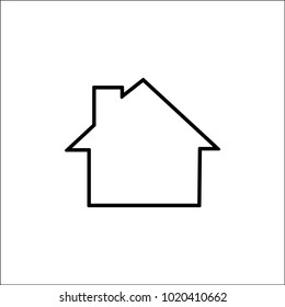 Home vector image to be used in web applications, mobile applications and print media.