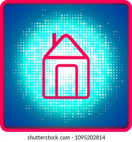 Home vector image to be used in web applications, mobile applications and print media.