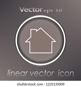 Home vector image to be used in web applications, mobile applications and print media.