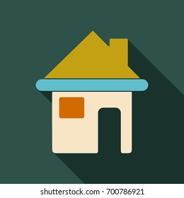 Home vector image to be used in web applications, mobile applications and print media.